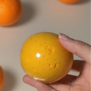 Orange Marshmallow Ball(Zero- Bounce Back) Squishy Fidget Toy