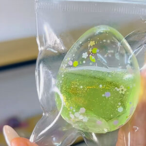 Egg Glitter Wonderland Squishy Fidget Toy