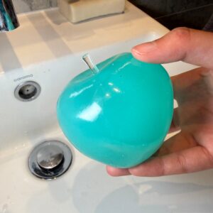 Aqua Apple Solid Fill (Zero bounce-back) Squish Fidget Toy