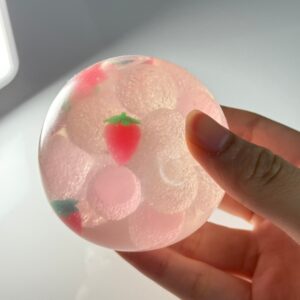 Strawberry Crystal Ball Squishy Fidget Toy