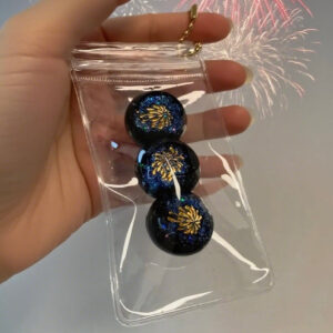 3 Small Squishy Firework Ball