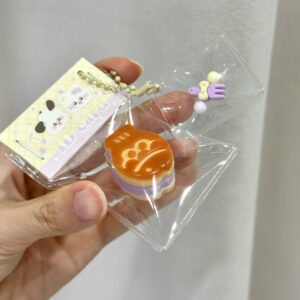 Tiny Fish Sandwich Keychain Squishy