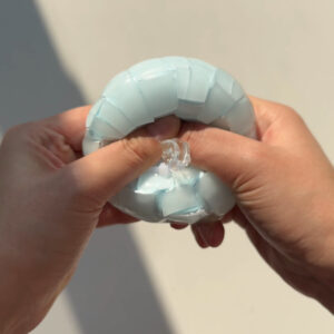 Blue Cracking Wax ball Squishy Fidget Toy(Can’t Guarantee Perfect Uncracked Delivery)